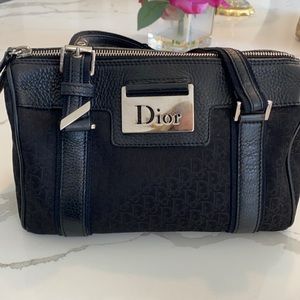 Small black Dior handbag